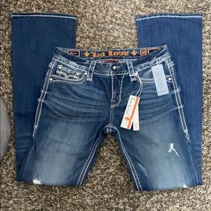 NWT ROCK REVIVAL JEANS PLAYOV BOOTCUT 30